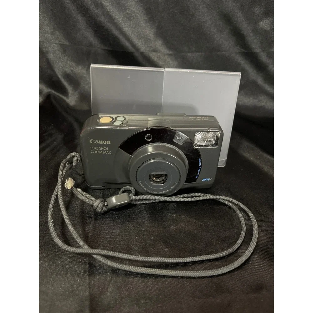Canon Sure Shot Zoom Max 35mm Film Camera 38-76mm Lens Vintage As Is Not Tested‎